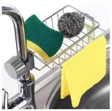 Stainless Steel Faucet Rack – Kitchen Sink Organizer Holder (1 Pcs)