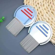 Lice & Nit Egg Free Treatment – Professional Stainless Steel Lice Removal Comb (Hair Brush)