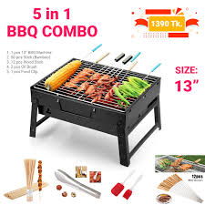 5-in-1 Combo BBQ Grill Set – 17 Inch
