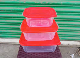 Star Plastic Food Storage Box Set – 3 Pcs (1800ml / 1400ml / 800ml)