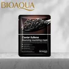 BIOAQUA Caviar Fullerene Bouncing Nourishing Facial Mask – Hydrating & Moisturizing