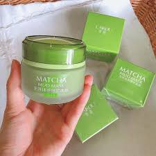 🍵 Authentic Laikou Matcha Mud Mask Facial Cream – 85g