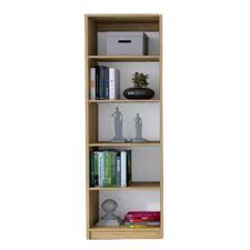 Karigor BD 72-Inch Tall Bookshelf, 16 Inches Wide 5-Tier Cube Display Rack with Storage, Modern Storage Cabinet for Home or Office, Corner Book Shelf & Book Rack