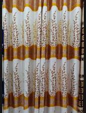 Synthetic Curtain (Porda) – Colour: White & Blue, White & Gold From Suba International