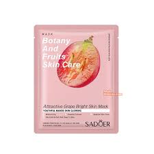 SADOER Botany & Fruits Grape Bright Skin Sheet Mask – 1Pc