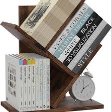 Karigor BD ROCOCO Mini Tree Bookshelf – 3-Tier Shelf Bookcase for Home, Office, Bedroom & Living Room