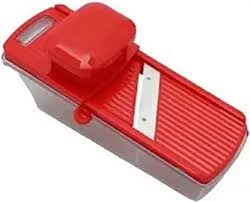 Potato Slicer for Chips, Vegetable & Fruit Cutter – Black/Silver