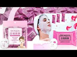 BIOAQUA Compressed Facial Tablet Face Sheet Mask – 1PCS