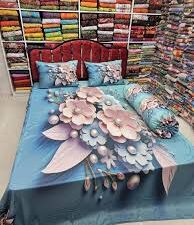 China Premium 3D Design Bed Sheet – MS-961