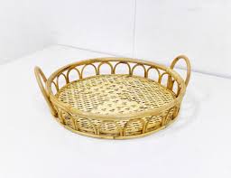 Rattan/Cane Designed Tray – Dining, Kitchen & Living Room