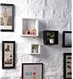 Karigor BD ROCOCO Set of 3 Square Wall Shelves – Indoor & Outdoor Use