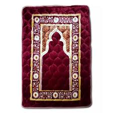 China Prayer Mat (Jaynamaz) – Extra Soft Velvet, Mixed Blue Colour From Golden Plus