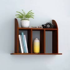 Karigor BD ROCOCO Classic Floating Book Shelf with Showpiece Stand