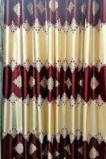Synthetic Curtain (পর্দা / Porda) – 6 pcs, Red Colour From Suba International