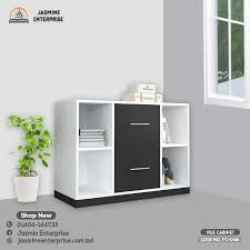 Karigor BD Office File Cabinet Storage Organizer Sideboard Printer Stand File Rack with Drawers - Model 1D1P2S by KARIGOR