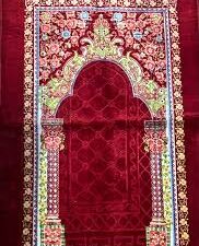 China Prayer Mat (Jaynamaz) – Extra Soft Velvet, Mixed Red Colour From Golden Plus