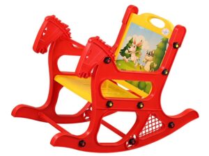 Baby Rocker – Red | Safe Indoor Play Rocking Toy for Kids