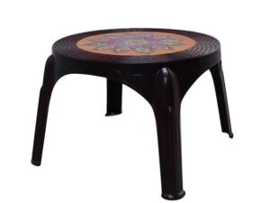 Caino Center Table Ro Printed Crown Rosewood