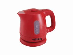 Electric Kettle REL-VSN-EK-01 | 0.8L Capacity | Fast Boiling | Compact & Portable | Stylish Red Design