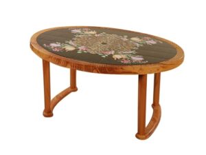 6 Seated Deluxe Table – Print S/W Flower (P/L) – TEL