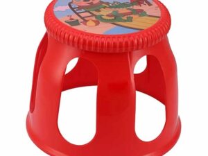 Relax Stool Red Printed-TEL