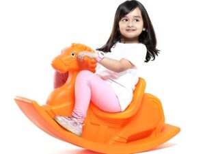 Winner Horse – 3Y+ (Orange) | Strong, Fun & Exciting Ride-On Toy for Toddlers