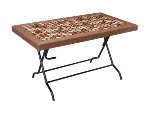 Caino Dinner Table 6 Seat S/L Print Knot EB