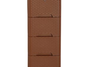 Caino Closet 4 Drawer – Eagle Brown