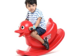 Quack Duck – 3Y+ (Red) | Cute, Safe & Fun Ride-On Toy for Toddlers