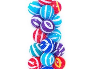 Double Colored Plastic Kids Ball – 50 Pcs | Safe, Colorful & Fun Play Balls for Kids