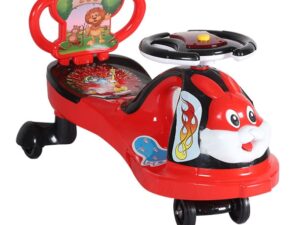 Micky Tech Rider With Music – Red | Fun & Musical Ride-On Toy for Toddlers & Kids