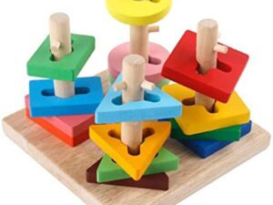 Educational Toys Wooden Puzzle | Safe, Colorful & Brain-Boosting Learning Puzzle for Kids