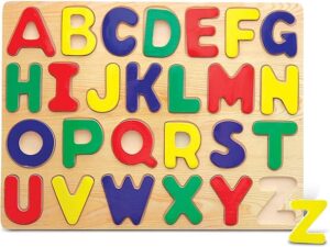 Exclusive Wooden English Set Puzzle Mat | Safe, Educational & Fun Learning Toy for Kids