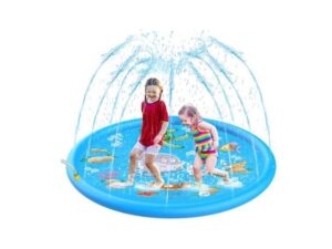 Round Sprinkle & Splash Baby Water Play Mat – Safe & Fun Tummy Time Water Mat for Babies & Toddlers