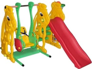 Baby Slider with Swing, Basketball & Xylophone – Multi-Activity Playset | Safe, Fun & Complete Entertainment for Toddlers & Kids