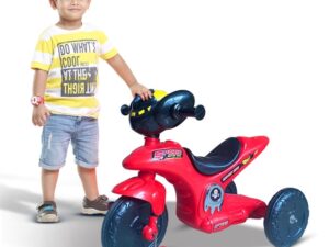 Playtime Fusion Tri Cycle – 3Y+ (Red & Black) | Safe, Stylish & Fun Ride for Toddlers