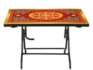 Deco Classic Table 4 Seat S/L Print Flora Black