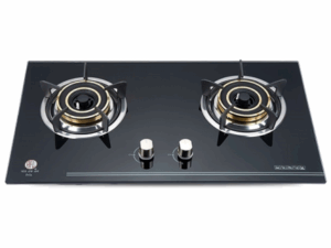 RFL Double Built In Glass Hob Iris (Cylinder Gas)