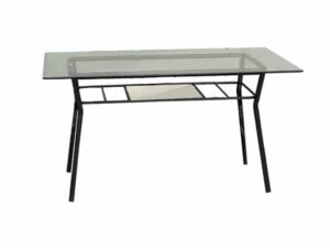 Regal Crystal Metal Dining Table Antique