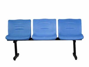 Regal Metal Waiting Chair Blue