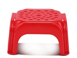 Kitchen Stool Short Red