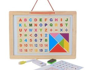 Kid's Magnetic Writing & Drawing Board 12" x 10" | Creative, Mess-Free & Educational Drawing Toy for Kids
