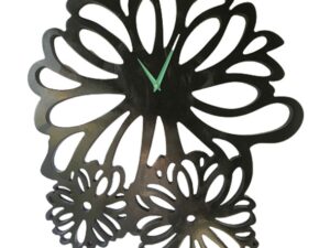 Floral Wall Clock – Elegant Decorative Timepiece for Stylish Interiors