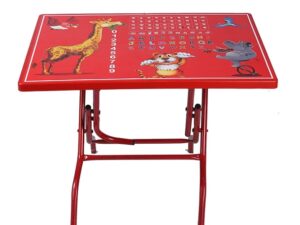 Kids Reading Table – Printed Red – TEL
