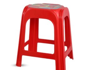 Power Stool High Red