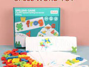 Wooden Word Games English 26 Letters – Recognition Alphabet for Toddlers