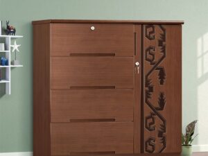 Regal Jamdani Wooden Wardrobe WDH-362-3-1-20