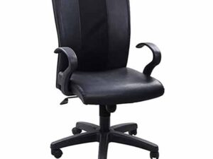 Regal Swivel Chair – Black
