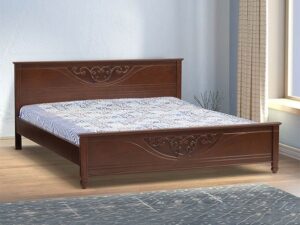 Regal Astrella Wooden Bed – Double Size – BDH-337-3-1-20