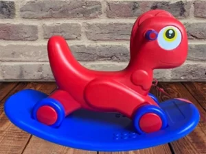 Dragon Rocker – 2-in-1 (Red & Blue) | Fun Rocking & Riding Toy for Toddlers & Kids